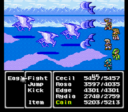 Paladin Cecil uses the shock technique.